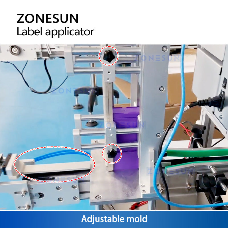 ZONESUN ZS-TB833C Automatic Three-side Corner Labeling Machine