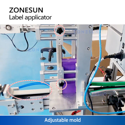 ZONESUN ZS-TB833C Automatic Three-side Corner Labeling Machine