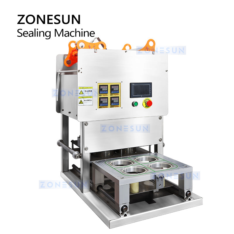 ZONESUN ZS-FK4C Semi Automatic Cup Tray Box Sealing Machine