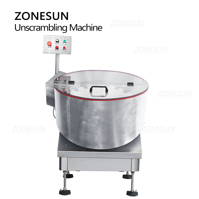ZONESUN ZS-LP750 Auto Rotary Bottle Unscrambler for Production Lines