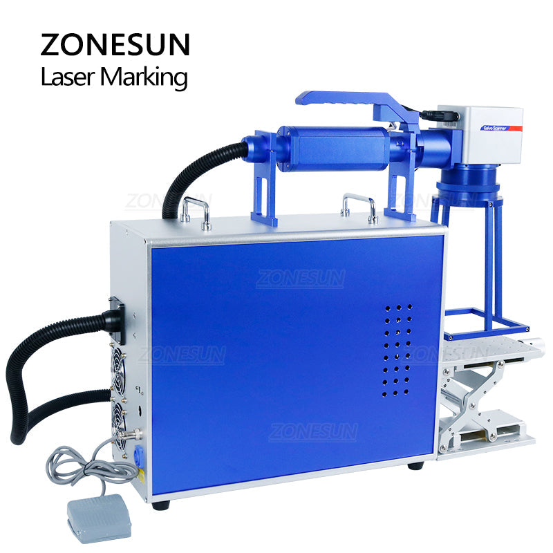 ZONESUN ZS‑JG20C Raycus Fiber Laser Marking & Engraving Machine