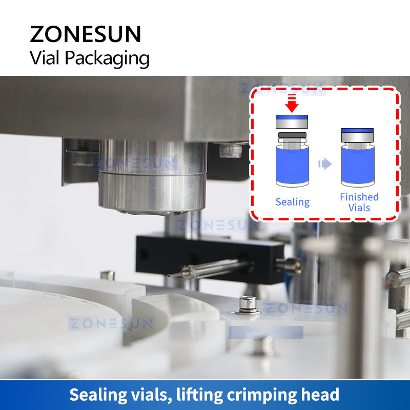 ZONESUN ZS-AFC20 Automatic Vial Liquid Filling and Capping Machine