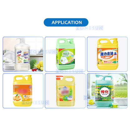 ZONESUN ZS-GTB12S Automatic Hot Melt Glue Bottle Labeling Machine