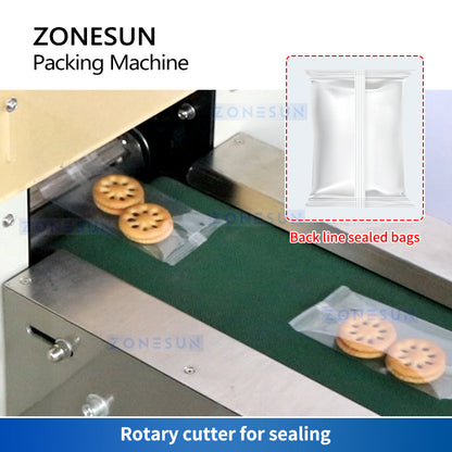 ZONESUN ZS-ZB250S Horizontal Flow Wrapping Packaging Machine