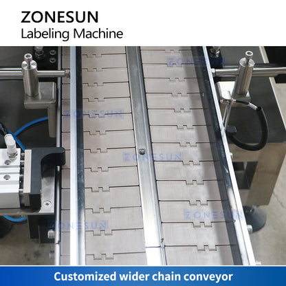 ZONESUN ZS-TB300R Automatic Square Bottle Double Side Labeling Machine