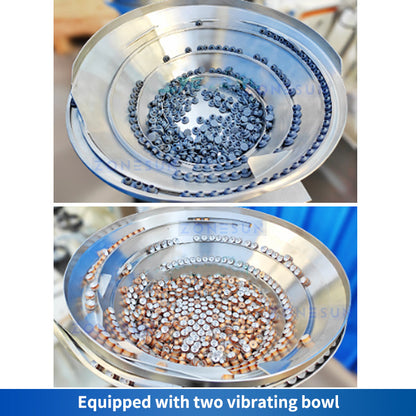 ZONESUN ZS-AFC24 Tappatrice automatica per riempimento coclea di polvere per fiale 