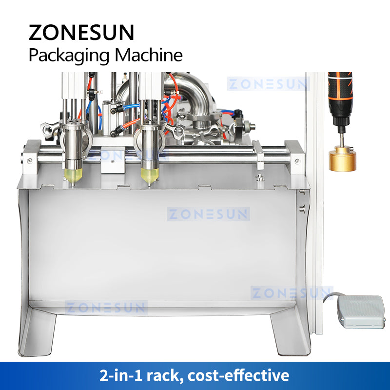 ZONESUN ZS-GTSP2 Semi Automatic Spout Pouch Filling Capping Machine