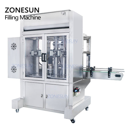 ZONESUN ZS-SV4G Automatic Servo Paste Filling Machine with 4 Nozzles