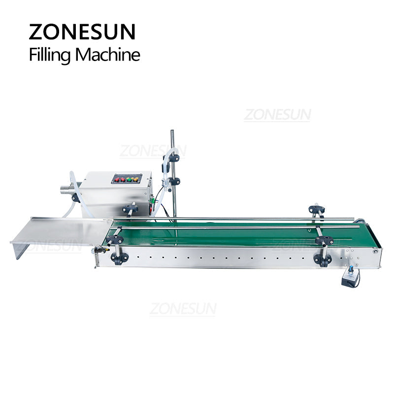 ZONESUN ZS-MPYT600 Magnetic Pump Liquid Filler with Conveyor