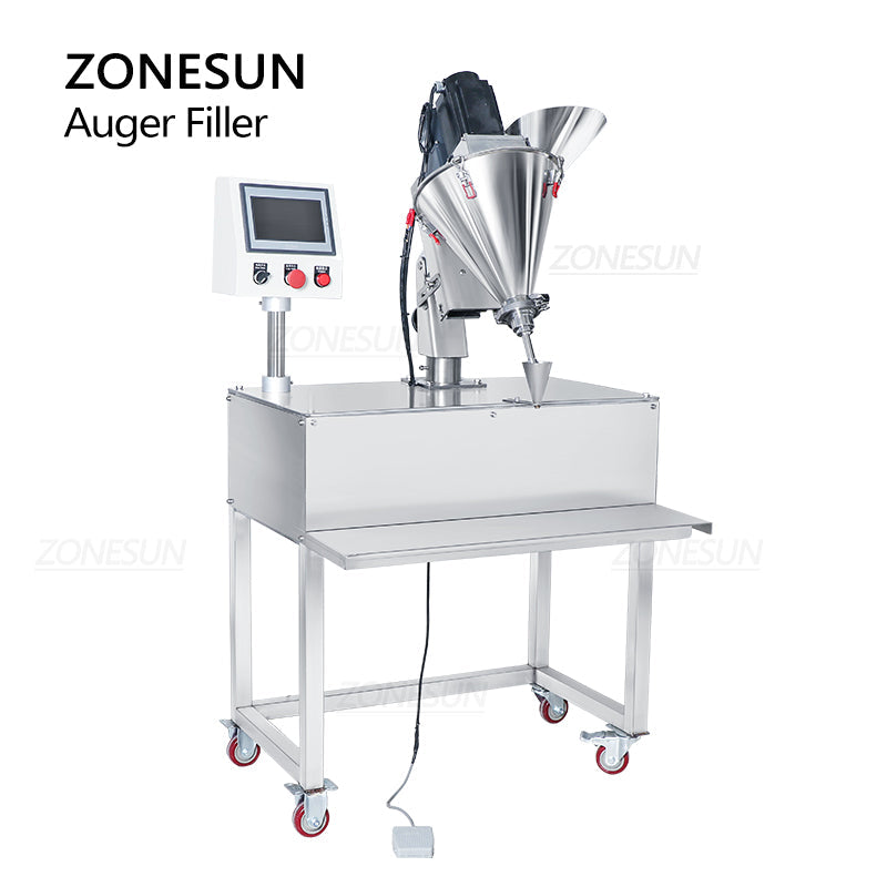 ZONESUN ZS-FM100P Semi-Auto Powder Filling Machine for Small Doses