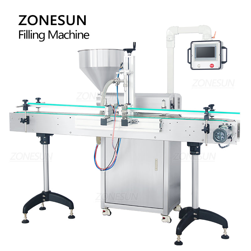 ZONESUN ZS-VTRP1A 50–1500ml Servo Rotor Pump Paste Filling Machine