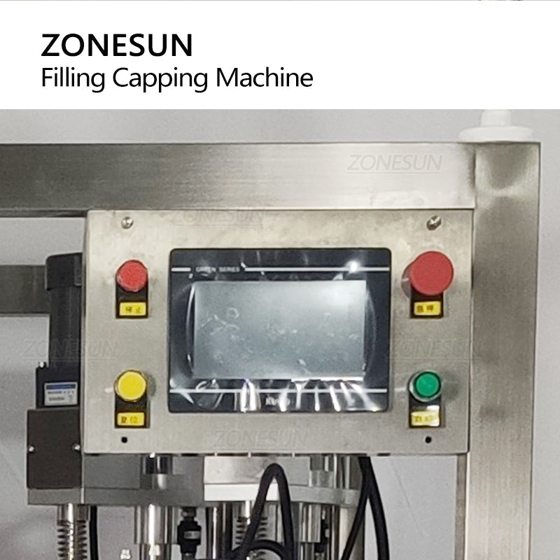 ZONESUN ZS-YTZL2 Servo Doypack Filling Capping Machine with Conveyor