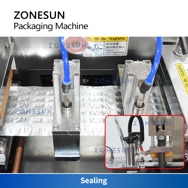ZONESUN ZS-DPPA Automatic Liquid Paste Blister Sealing Machine