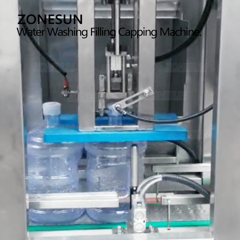 ZONESUN ZS-AFMW 3-in-1 Auto 5-Gallon Bottled Water Filling Machine