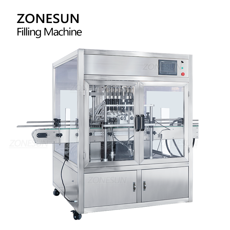 ZONESUN ZS-YTZL8A Automatic 8 Nozzles Vacuum Liquid Filling Machine