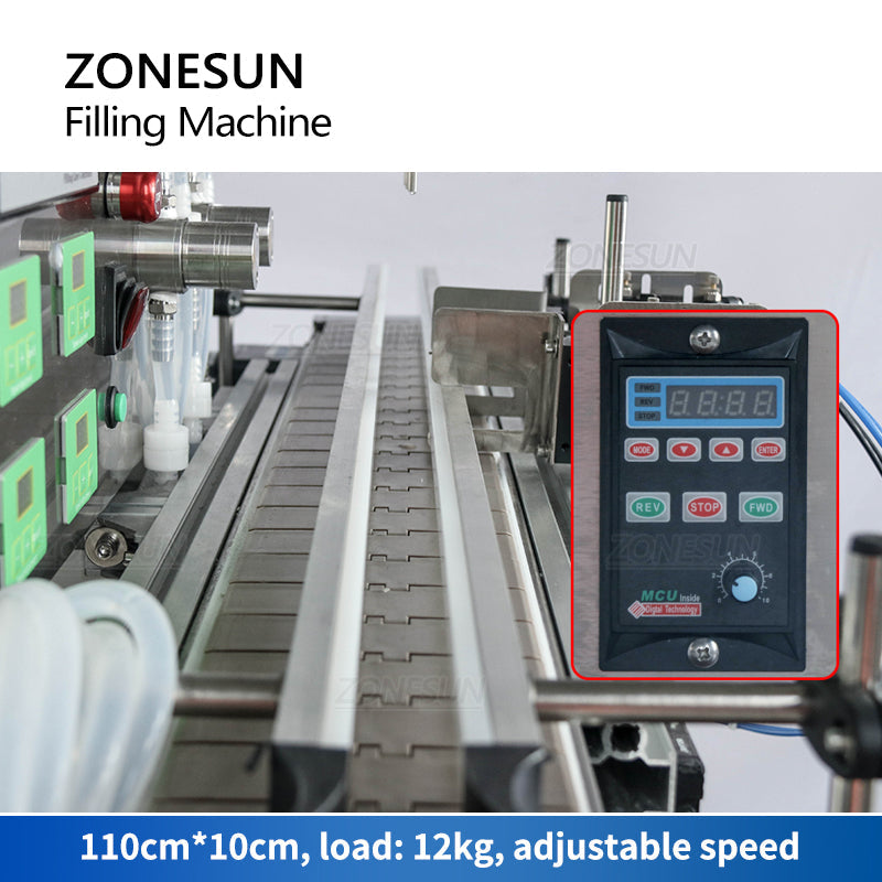 ZONESUN ZS-DTMP4AL Tabletop Magnetic Pump Liquid Filling Machine
