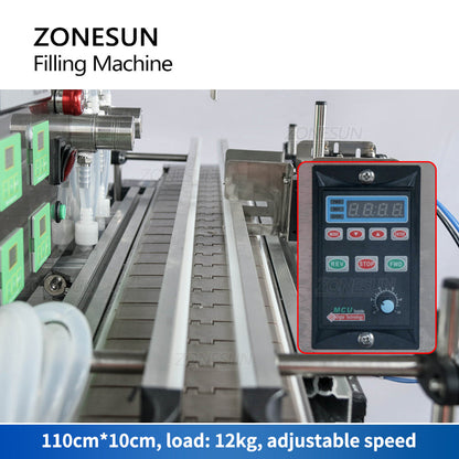 ZONESUN ZS-DTMP4AL Tabletop Magnetic Pump Liquid Filling Machine
