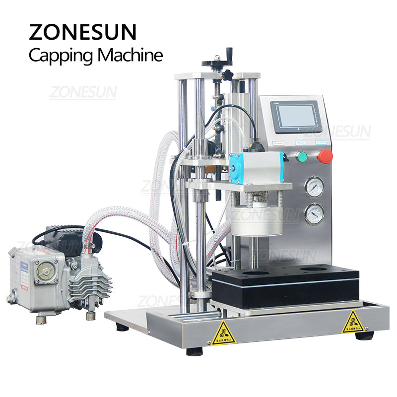 ZONESUN ZS‑XG201 Vacuum Capping Machine for Bottles and Jars
