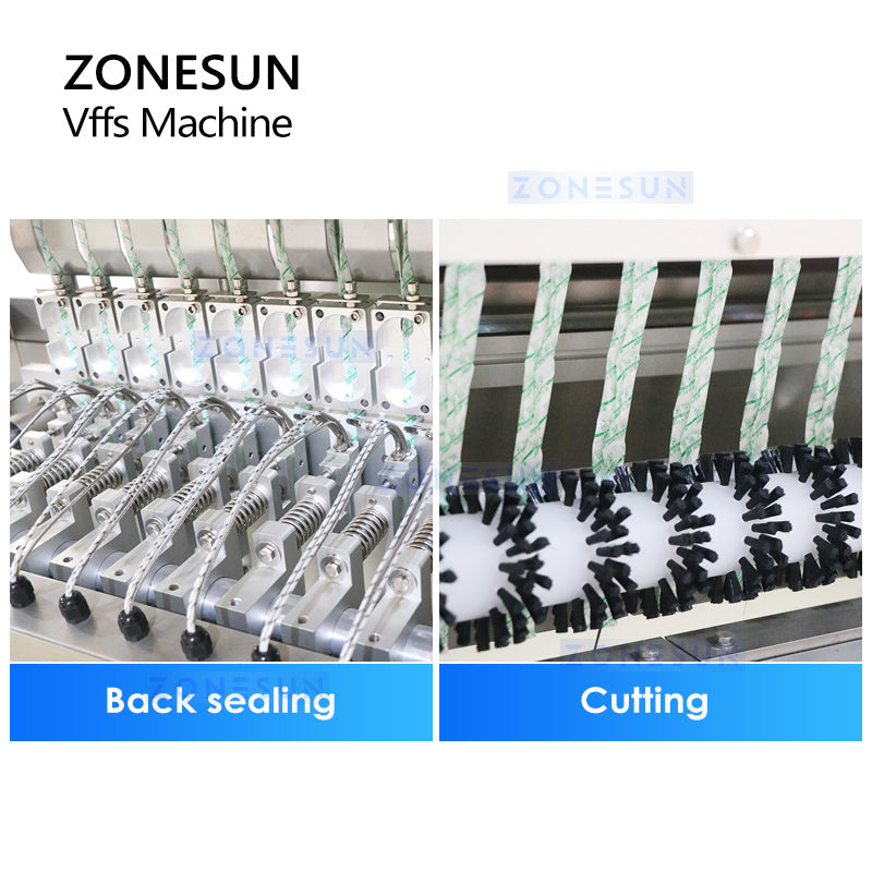 ZONESUN ZS-FSL12 Automatic 12 Lanes Granule Filling Sealing Machine