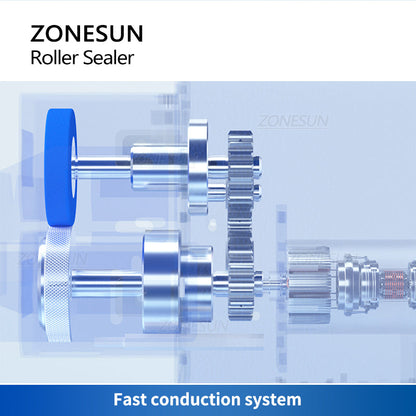 ZONESUN ZS-GLF1P Portable Roller Sealing Machine