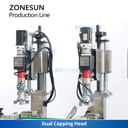ZONESUN ZS-FALU3 Automatic Jam and Sauce Filling Capping Labeling Line