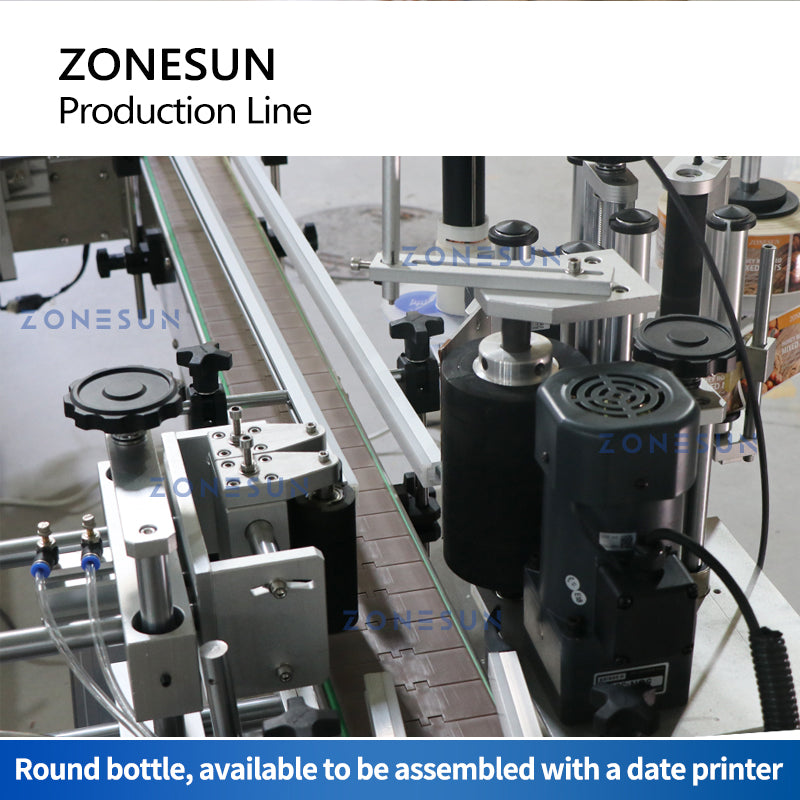 ZONESUN ZS-FAL180D6 4 Nozzles Filling Capping Labeling Production Line