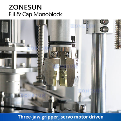 ZONESUN ZS-AFC28 Automatic High-Speed Bottle Filling & Capping Machine