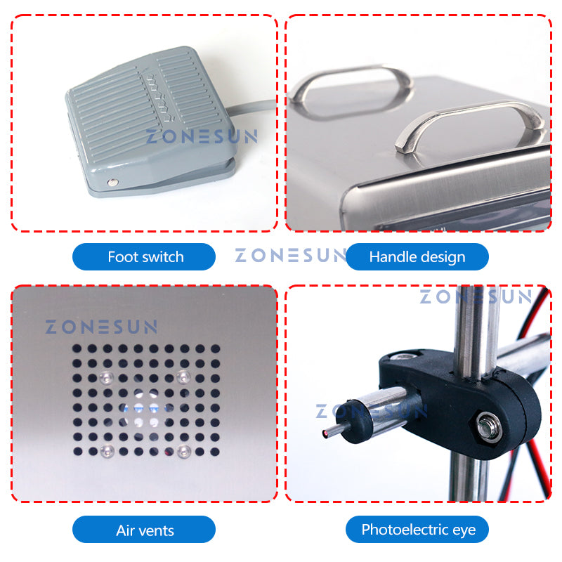 ZONESUN ZS-DTCP1 Automatic Single Nozzle Ceramic Pump Filling Machine
