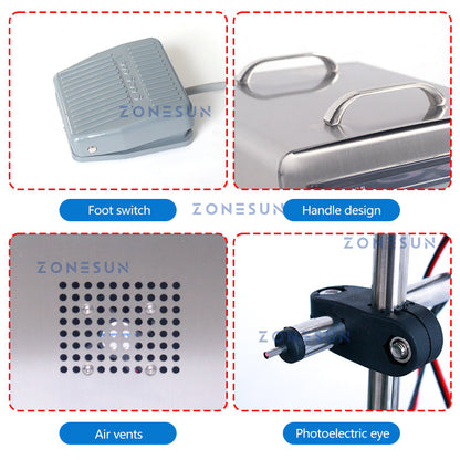 ZONESUN ZS-DTCP1 Automatic Single Nozzle Ceramic Pump Filling Machine