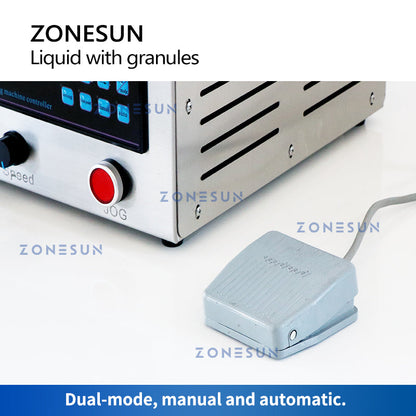 ZONESUN ZS-RXB1 Flexible Impeller Pump Liquid Paste Filling Machine