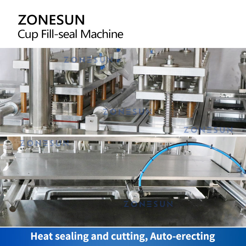 ZONESUN ZS-AFS01 Automatic Liquid Heating Filling Cup Sealing Machine