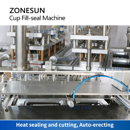 ZONESUN ZS-AFS01 Automatic Liquid Heating Filling Cup Sealing Machine