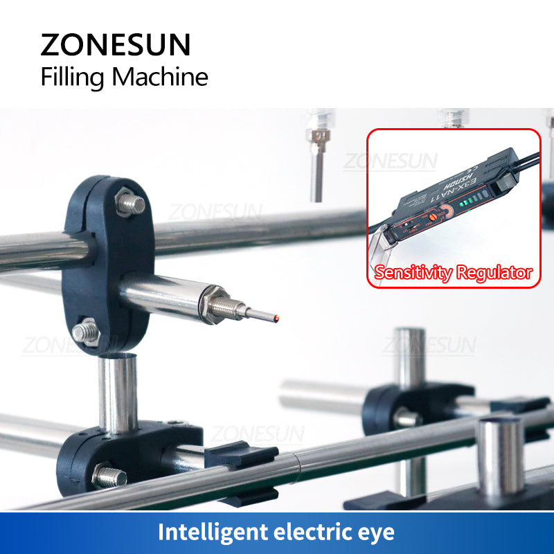 ZONESUN ZS‑DTPP100C4 4Nozzle Peristaltic Pump Liquid Filling Machine
