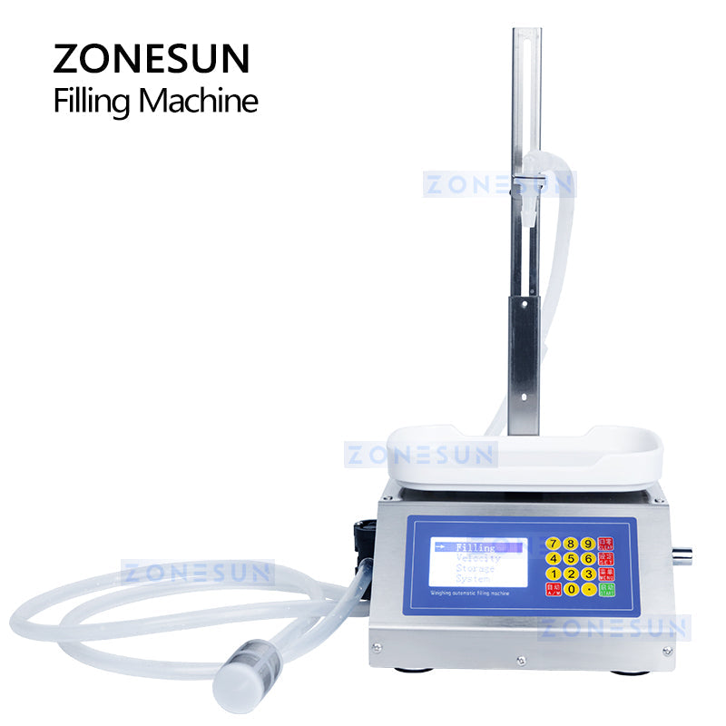 ZONESUN ZS-M1080S Semi-Automatic Liquid Weighing Filling Machine