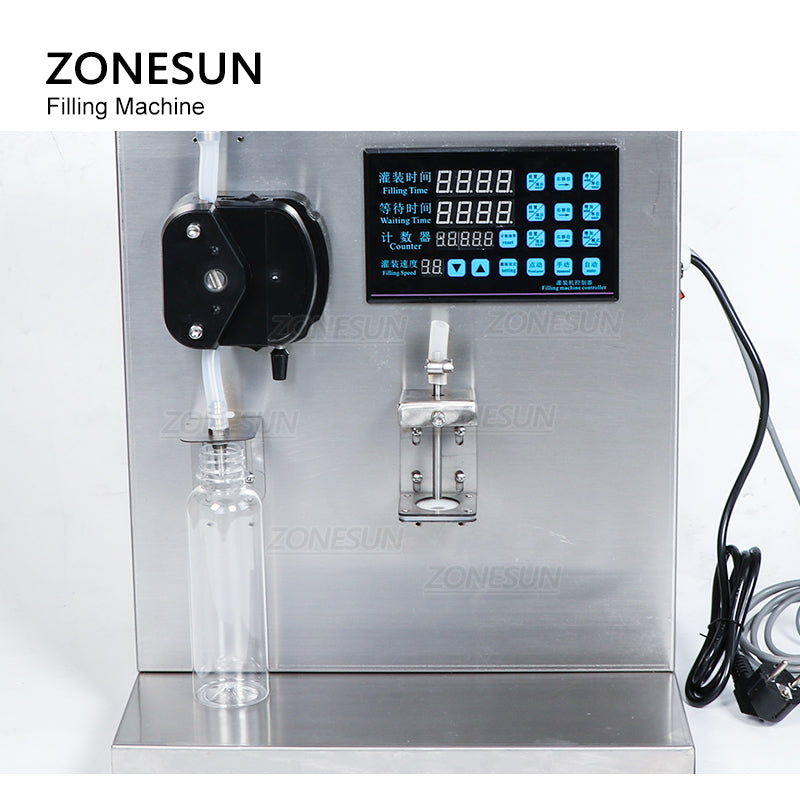 ZONESUN ZS-NP1 Semi-Auto Peristaltic Pump Liquid Filling Machine