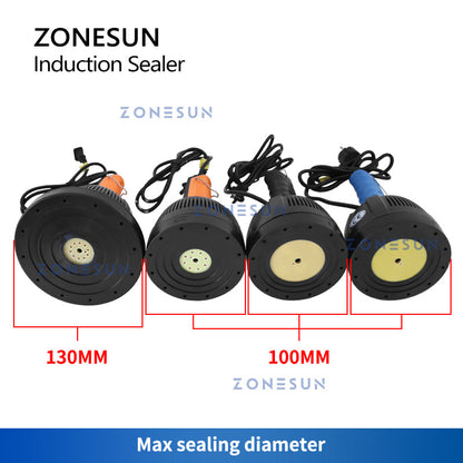 ZONESUN ZS‑DL800 Portable Manual Electromagnetic Induction Sealer
