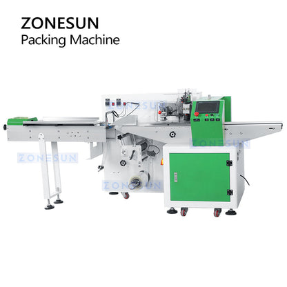 ZONESUN ZS-ZB350X Horizontal Flow Wrapping Packaging Machine