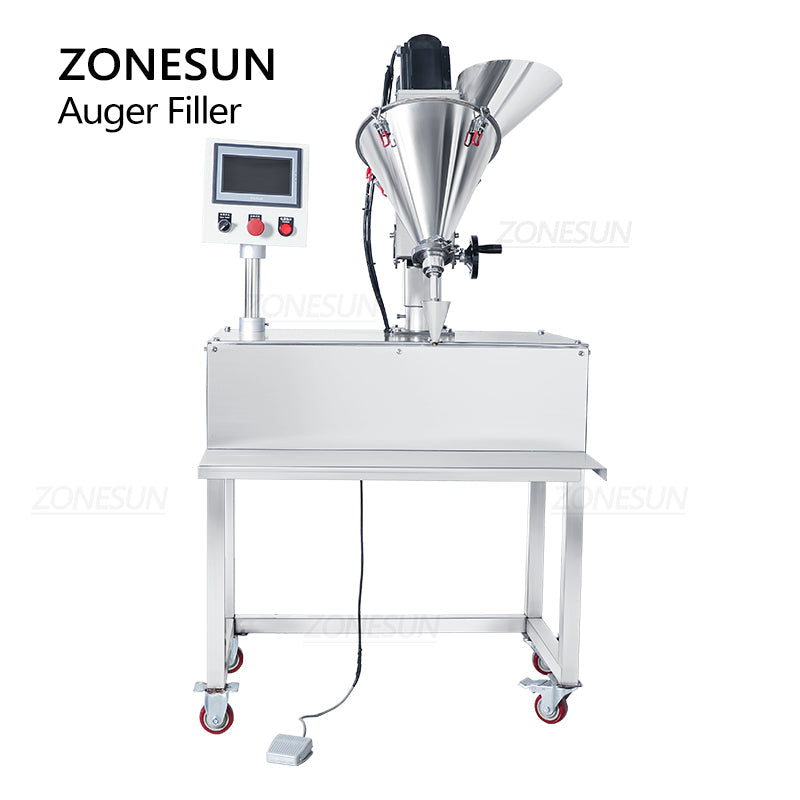 ZONESUN ZS-FM100P Semi-Auto Powder Filling Machine for Small Doses
