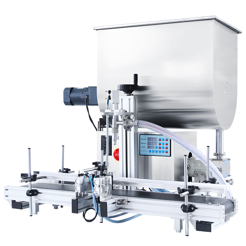 ZONESUN ZS‑DTGT900U Rotor Pump Paste Filling Machine with 100 L Hopper
