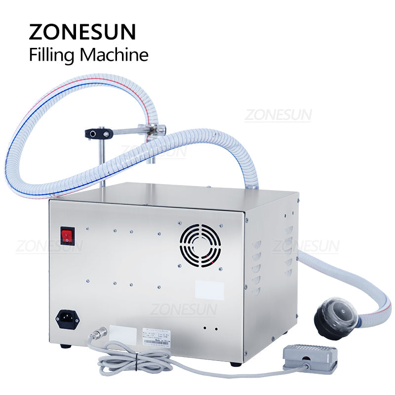 ZONESUN ZS‑G25A Semi‑auto High Flow Magnetic Pump Corrosive Filler