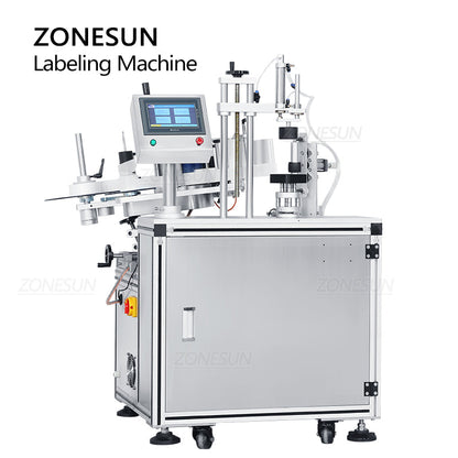 ZONESUN ZS‑TB805B Semi‑auto Full‑circle Bottle Labeling Machine