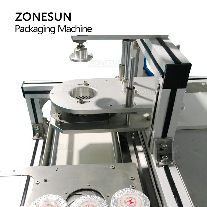 ZONESUN ZS-PK950 Semi-Auto Pleated Wrapping Machine with Conveyor
