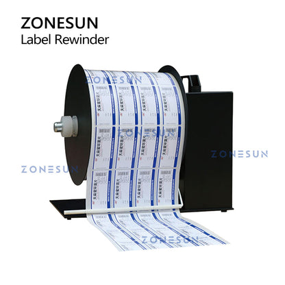 ZONESUN ZS-LRA8 Automatic Label Rewinder with Speed Self-Regulation