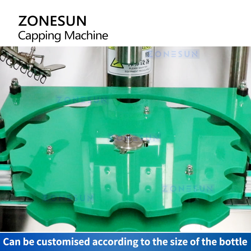 ZONESUN ZS-XG440L Automatic Ring Pull and Crown Cap Capping Machine
