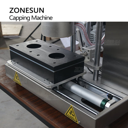 ZONESUN ZS‑XG201 Vacuum Capping Machine for Bottles and Jars