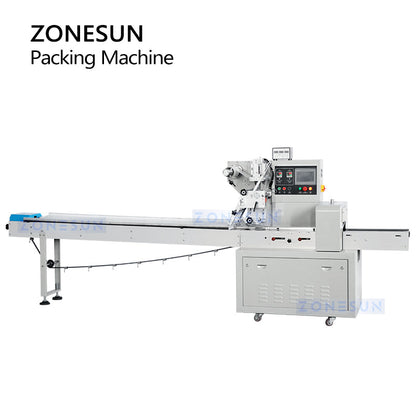 ZONESUN ZS-ZB250S Horizontal Flow Wrapping Packaging Machine