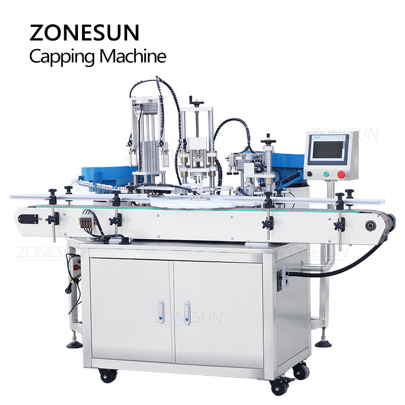 ZONESUN ZS-AFC8 Automatic Spray Head Round Bottle Capping Machine