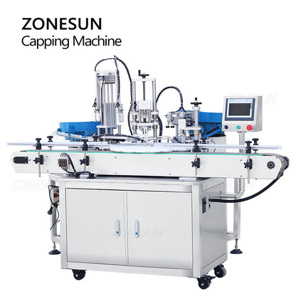 ZONESUN ZS-AFC8 Automatic Spray Head Round Bottle Capping Machine
