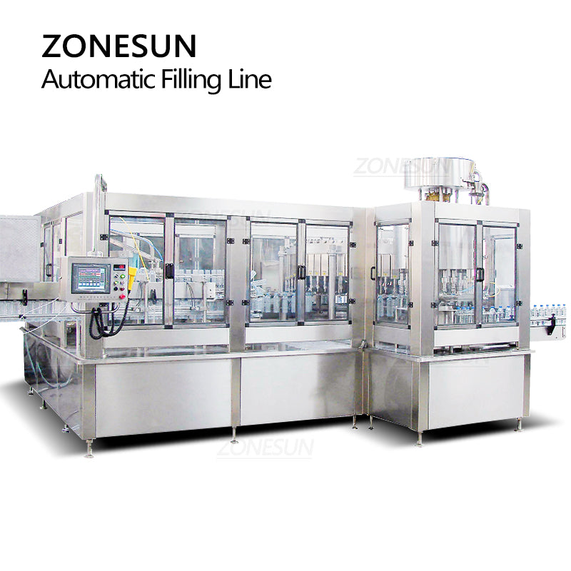 ZONESUN ZS-AFM Auto PET Bottle Water Washing Filling Sealing Machine