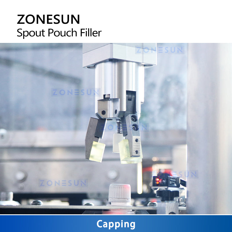 ZONESUN ZS-AFC12 Automatic Spout Pouch Filling and Capping Machine